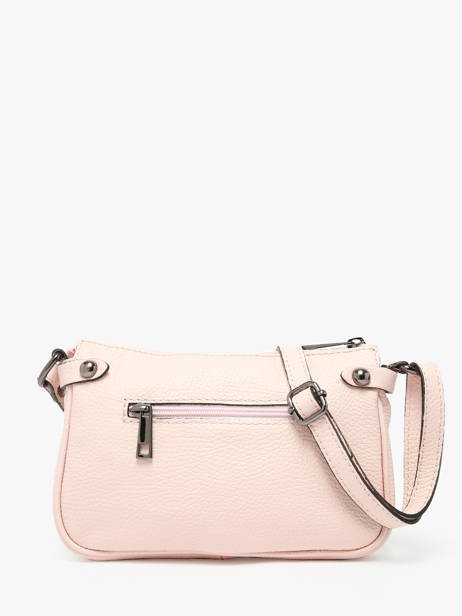 Cross Body Tas Caviar Leder Milano Roze caviar G1421N ander zicht 4