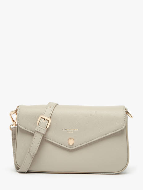 Cross Body Tas Saffiano David jones Grijs saffiano CM6120H
