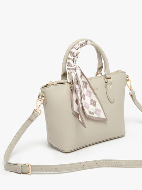 Handtas Saffiano David jones Grijs saffiano CM7347 ander zicht 2