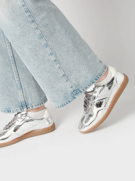 Sneakers Tb.490 Rife Shimmer Silver Uit Leder Alohas Zilver accessoires 10054402 ander zicht 1
