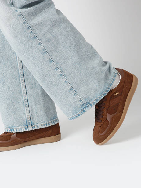 Sneakers Tb.490 Rife Chocolat Uit Leder Alohas Bruin accessoires 10047105 ander zicht 1
