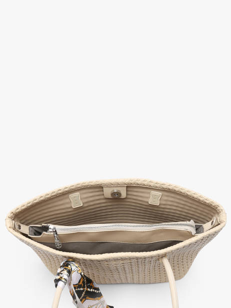 Schoudertas Braided Miniprix Beige braided A9113 ander zicht 2