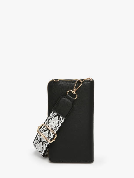 Telefoonetui /cross Body Miniprix Zwart gold SF69019 ander zicht 4
