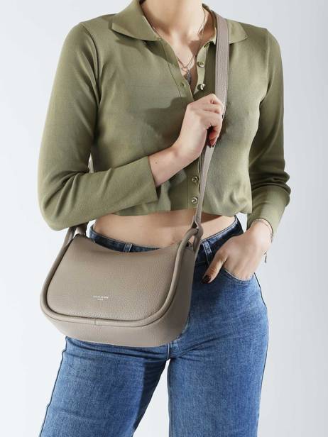 Cross Body Tas Gent David jones Beige gent CM7164A ander zicht 1
