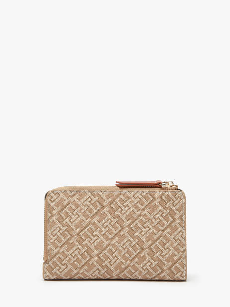 Portefeuille Tommy hilfiger Beige th monoplay AW17417 ander zicht 2