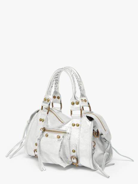 Cross Body Tas Nine Leder Milano Zilver nine NI24091 ander zicht 2