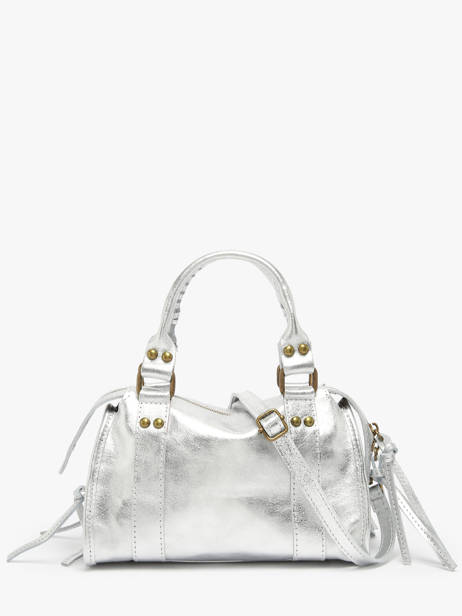 Cross Body Tas Nine Leder Milano Zilver nine NI24091 ander zicht 4
