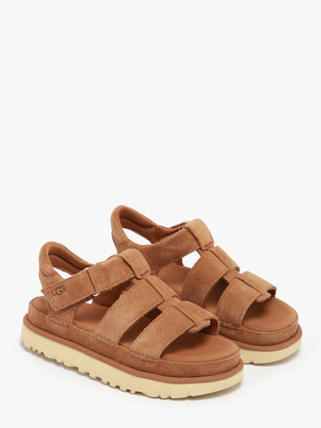 Sandalen Goldenstar Uit Leder Ugg Bruin women 1137890 ander zicht 1
