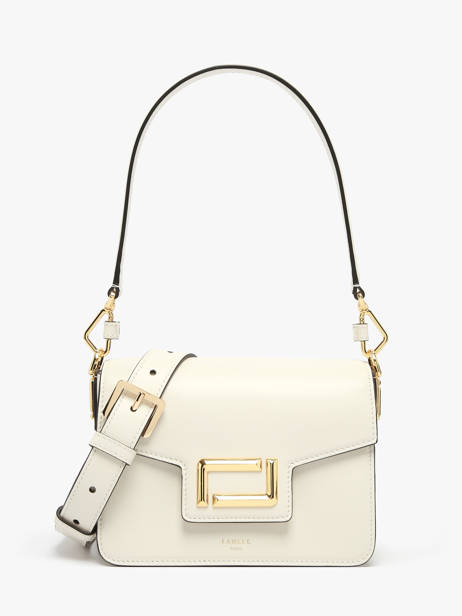 Cross Body Tas Angele Leder Lancel Beige angele A13147