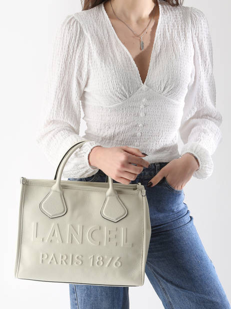 Handtas M Jour Leder Lancel Beige jour A12996 ander zicht 1