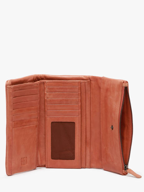 Portefeuille Leder Biba Bruin wallet TOT2L ander zicht 1