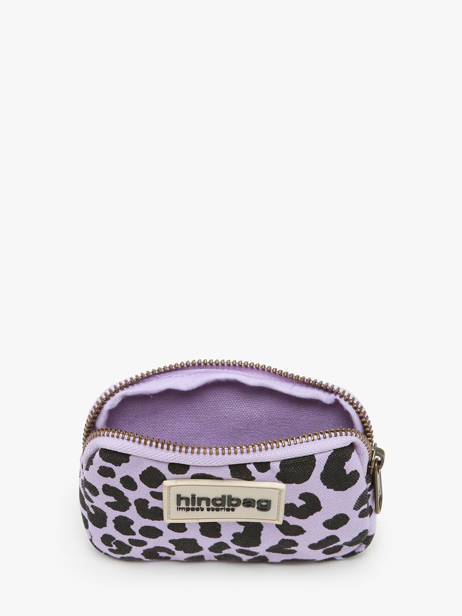 Portemonnee Hindbag Violet leopard LE ander zicht 1
