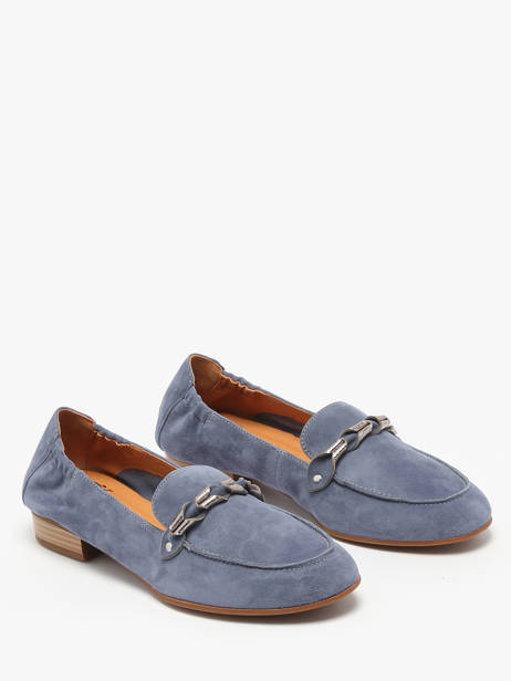 Mocassins Zanga Uit Leder Mam'zelle Blauw women 4154304 ander zicht 2