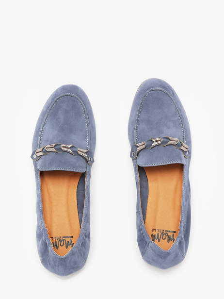 Mocassins Zanga Uit Leder Mam'zelle Blauw women 4154304 ander zicht 4