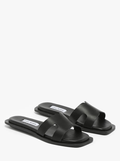 Slippers Sofia Uit Leder Steve madden Zwart women 11003523 ander zicht 1