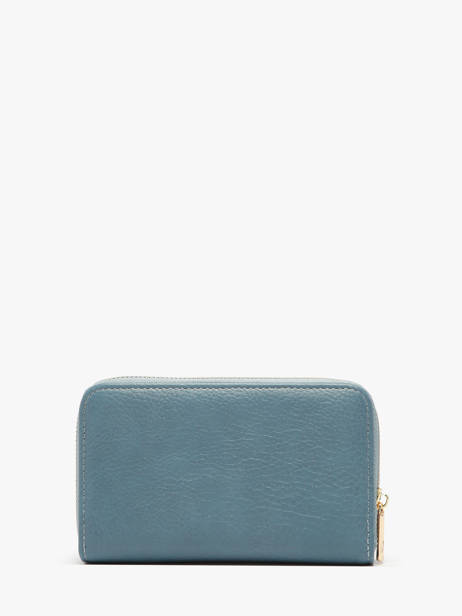 Portefeuille Lulu castagnette Blauw zip CAROL105 ander zicht 2