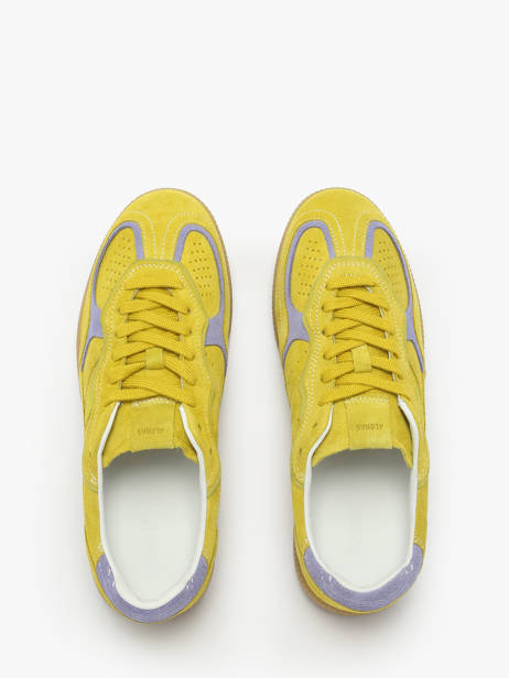 Sneakers Tb.490 Rife Uit Leder Alohas Geel accessoires 10047108 ander zicht 4