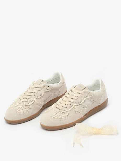 Sneakers Tb.490 Crochet Uit Leder Alohas Beige accessoires 10082301 ander zicht 2