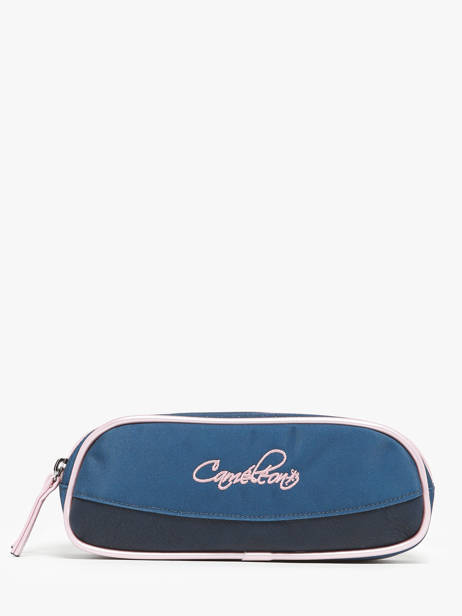 Pennenzak Meisje 2 Compartimenten Cameleon Blauw vintage fantasy PBVGTROU