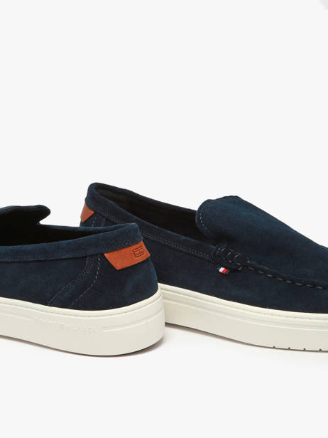 Mocassins Uit Leder Tommy hilfiger Blauw men 5354DW5 ander zicht 2