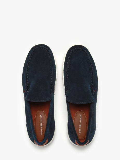Mocassins Uit Leder Tommy hilfiger Blauw men 5354DW5 ander zicht 3