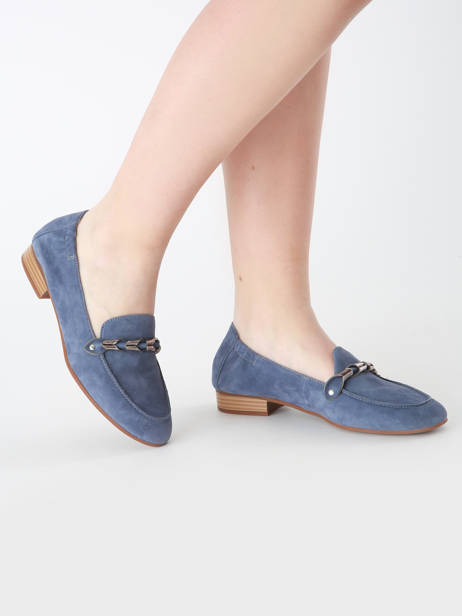 Mocassins Zanga Uit Leder Mam'zelle Blauw women 4154304 ander zicht 1