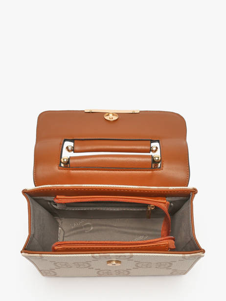 Handtas /cross Body Signed Miniprix Bruin signed 2 ander zicht 2