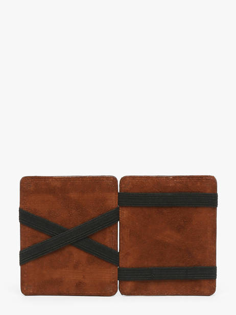 Chequehouder Leder Maverick Bruin the original MAVTO050 ander zicht 2