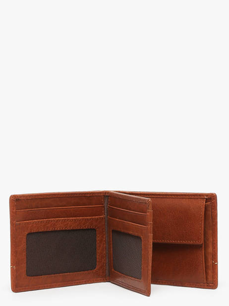 Portefeuille Met Portemonnee Leder Maverick Bruin rough gear MAVRG004 ander zicht 1