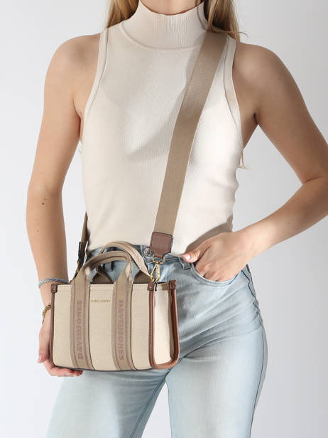 Handtas /cross Body La Baule David jones Beige la baule CM7459 ander zicht 1