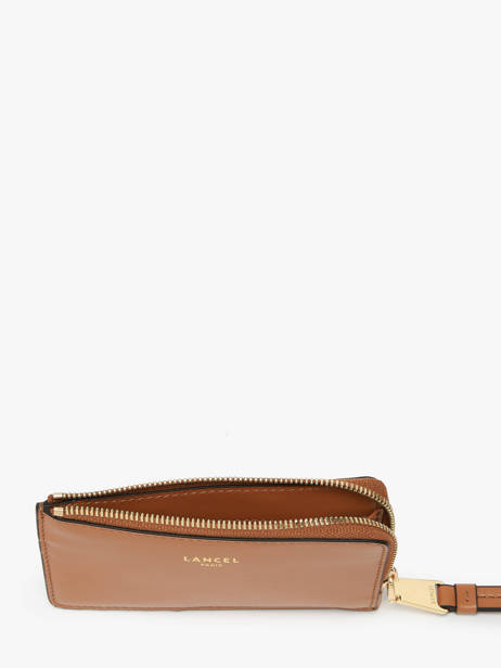 Kaarthouder Origami Leder Lancel Bruin origami A13422 ander zicht 1