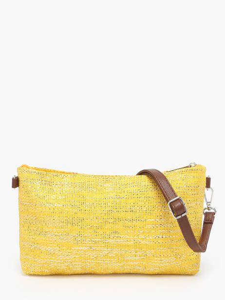 Cross Body Tas Panama Papier Les tropeziennes Geel panama TZ02 ander zicht 3