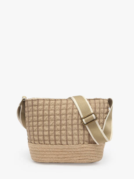 Cross Body Tas Gaufrette Le voyage en panier Beige gaufrette PM881 ander zicht 4