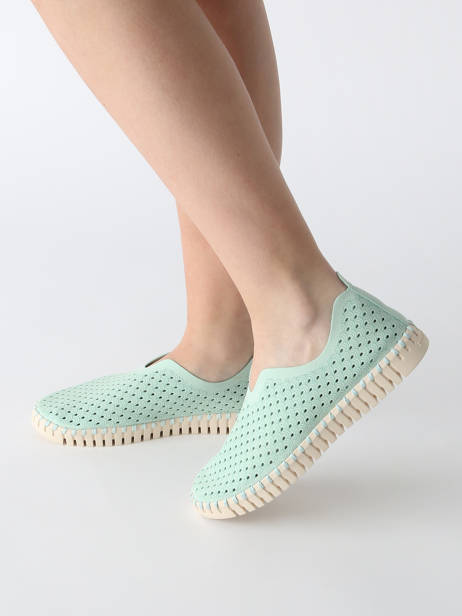 Mocassins Ilse jacobsen Groen women TULI3275 ander zicht 1