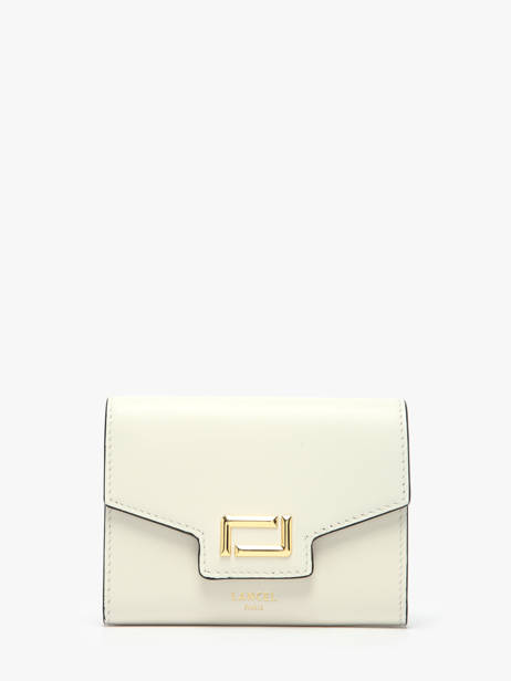 Portefeuille Leder Lancel Beige angele A13161