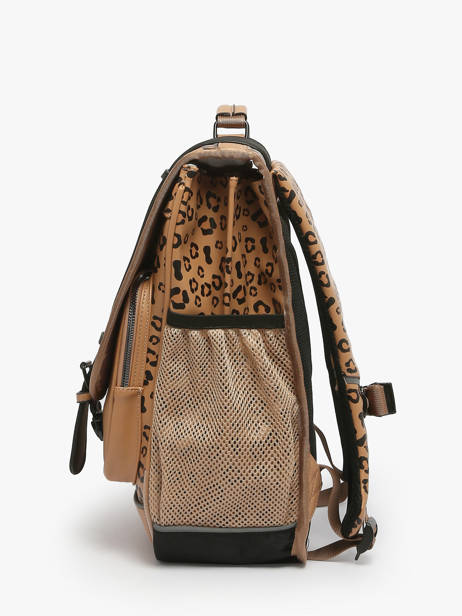 Rugzak Vintage North 2 Compartimenten Cameleon Bruin vintage north 28349-22 ander zicht 2