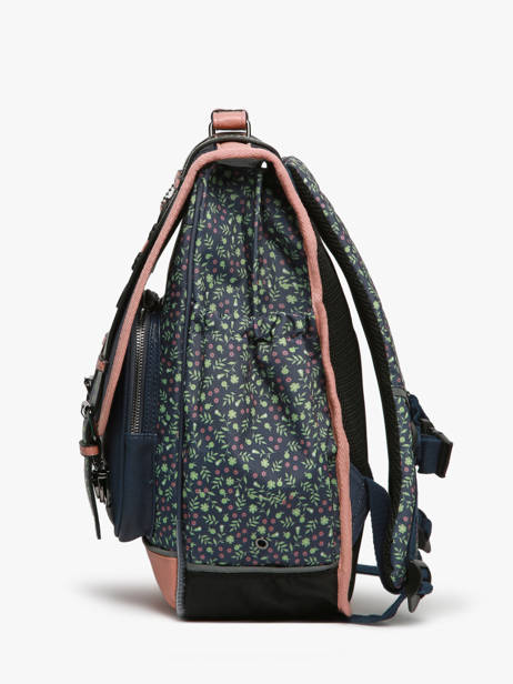 Rugzak Vintage Fantasy 2 Compartimenten Cameleon Blauw vintage fantasy SD39 ander zicht 2