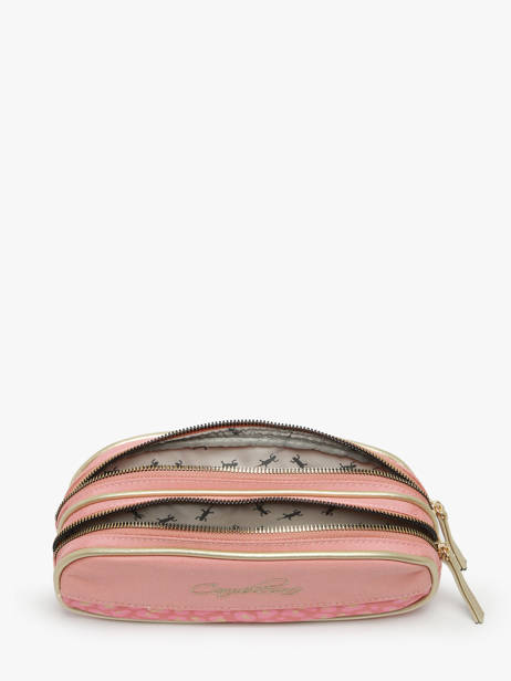 Pennenzak Kinderen 2 Compartimenten Cameleon Roze vintage fantasy TROU ander zicht 1