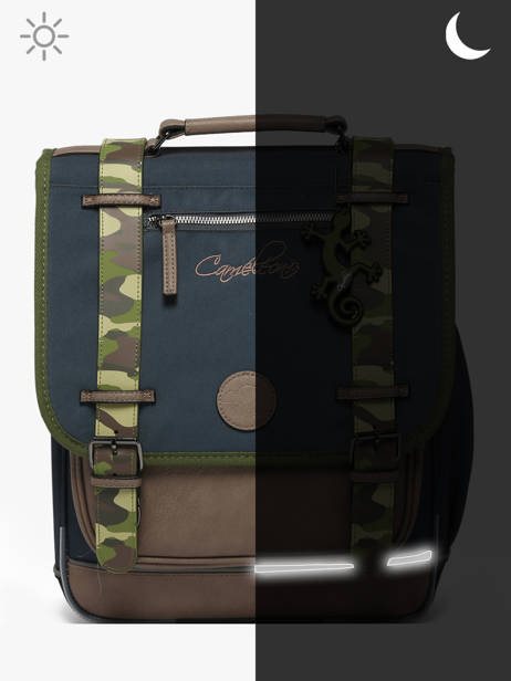 Rugzak Vintage Urban 2 Compartimenten Cameleon Grijs vintage urban SD39 ander zicht 7