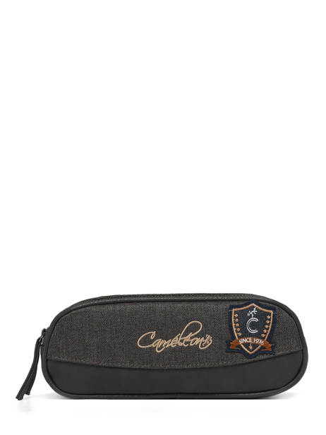 Pennenzak Kinderen 2 Compartimenten Cameleon Grijs vintage urban VIB-TROU ander zicht 3
