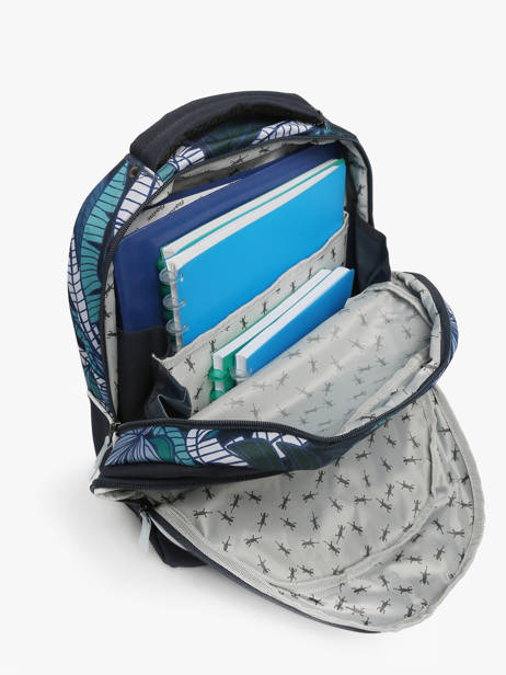 Rugzak 2 Compartimenten Cameleon Blauw actual SD39 ander zicht 3