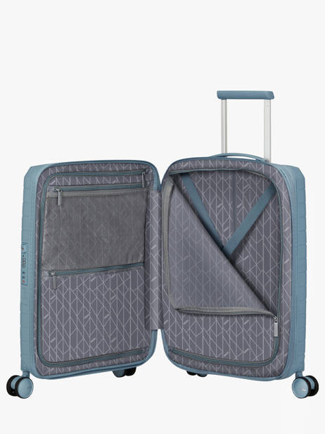 Uitbreidbare Handbagage American tourister Blauw fastforward 155259 ander zicht 3