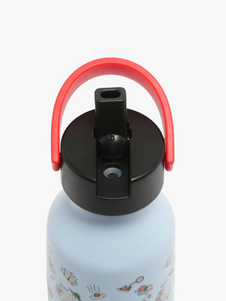 Drinkfles Hello hossy Blauw cool kids 350M ander zicht 1