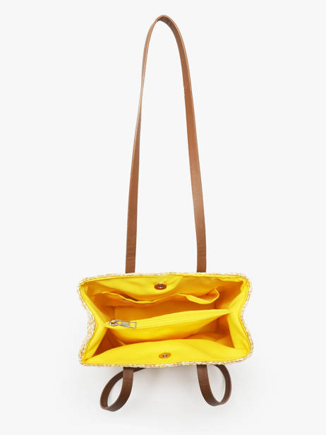 Schoudertas Koa Les tropeziennes Beige koa TZ02 ander zicht 3