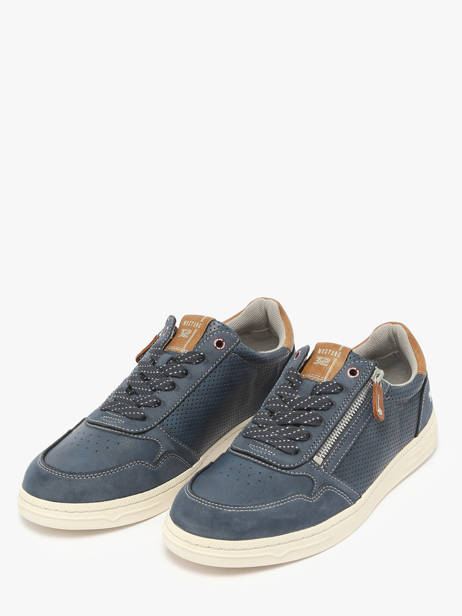 Sneakers Mustang Blauw men 4204304 ander zicht 2