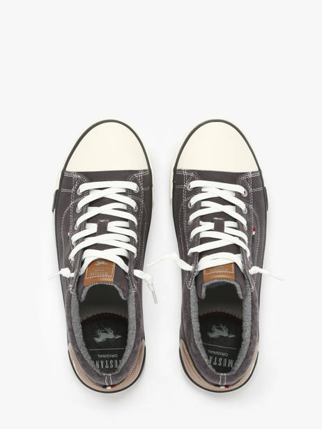Sneakers Mustang Zwart men 4072507 ander zicht 4