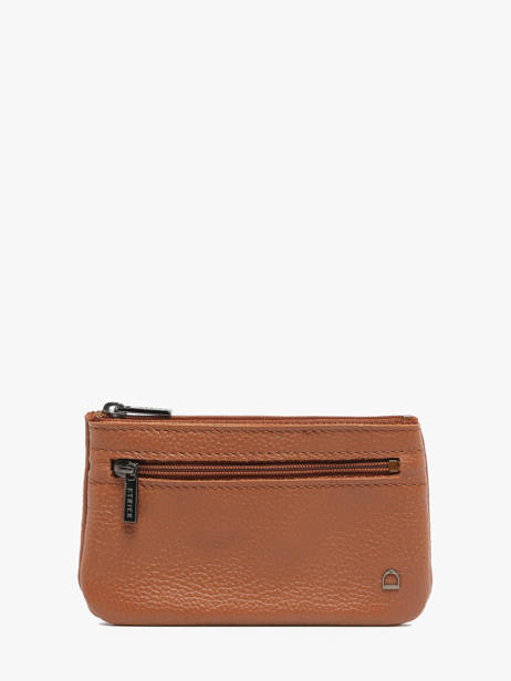 Portemonnee Madras Leder Etrier Bruin madras EMAD612