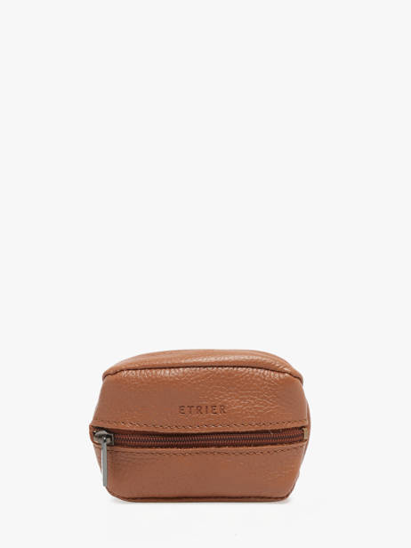 Portemonnee Madras Leder Etrier Bruin madras EMAD043
