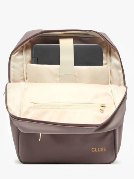 Rugzak Cluse Bruin backpack CX044 ander zicht 1