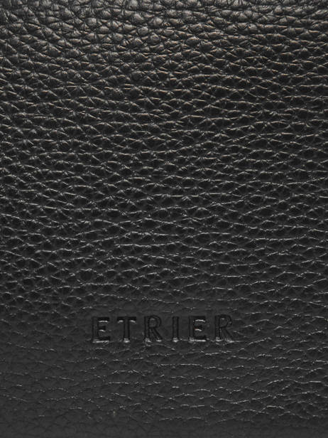Business Flandres Rugzak 1 Compartiment Leder Etrier Zwart flandres EFLA8102 ander zicht 5